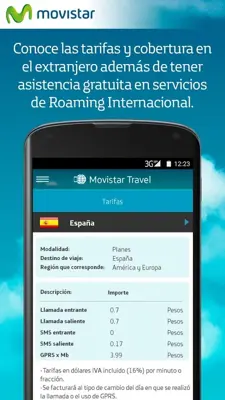 Movistar Travel android App screenshot 1